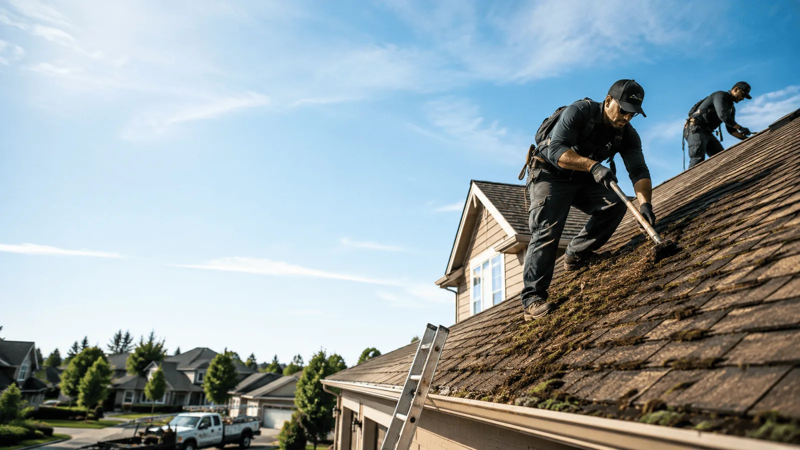 Roof Moss Removal in Wethersfield, CT near me
